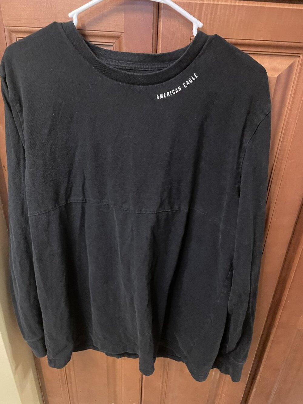 American Eagle long-sleeve black shirt (Mens L)